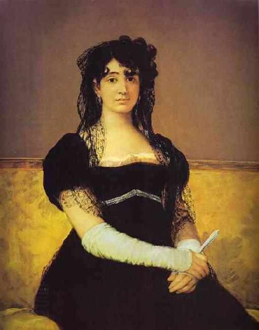 Francisco Jose de Goya Portrait of Antonia Zarate China oil painting art